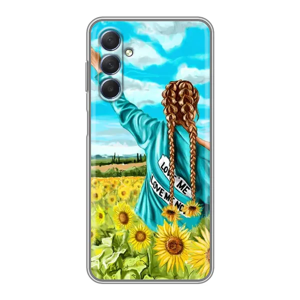 Чехол с принтом «Украиночка» для Samsung Galaxy M54 (5G)