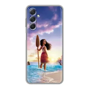 Чохол з мультфільмом Ваяна Sansung Galaxy M54 (5G) (Моана з веслом)