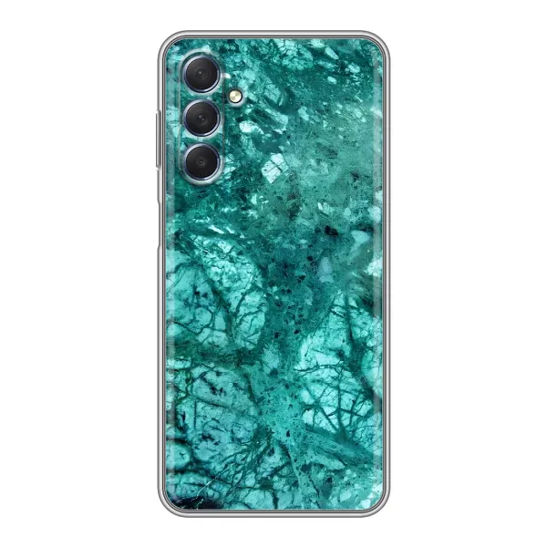Чохол з принтом «Зелений мрамор» для Samsung Galaxy M54 (5G)