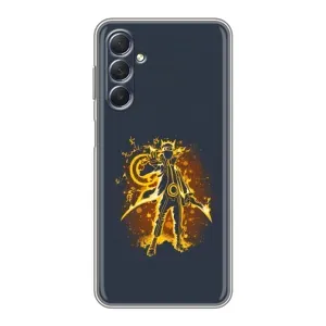 Naruto Anime Чохли для Самсунг Галаксі М54 (5G) (AlphaPrint) (золотий Наруто)