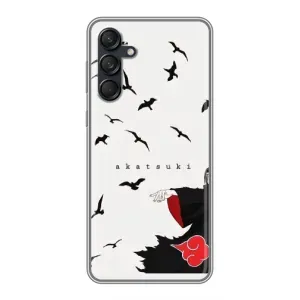 Чехлы на тему: Итачи Учиха для Samsung Galaxy M55 5G (AlphaPrint) (Akatsuki)