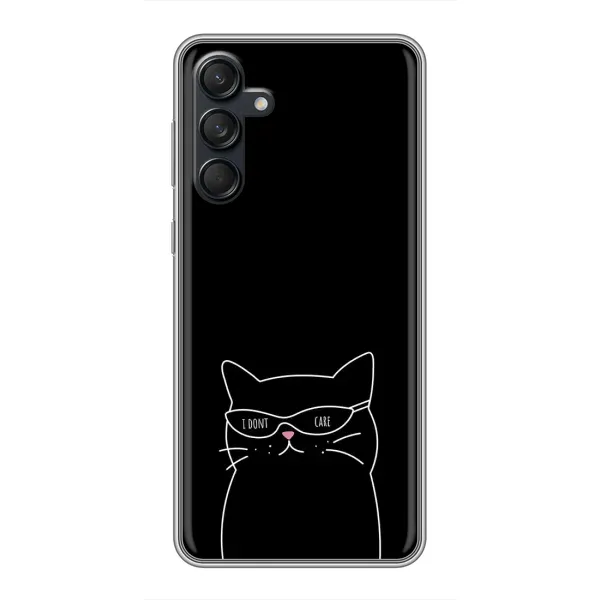 Чохол з принтом «Байдужий кіт» для Samsung Galaxy M55 5G