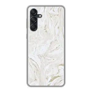 Мраморний чехол на Samsung Galaxy M55 5G (VPrint) (Білий мрамор)