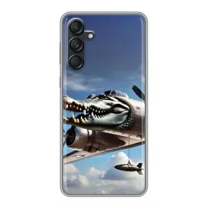 Чехол с мемом Тралалело тралала на Samsung Galaxy M55 5G (Бомбардиро крокодило)