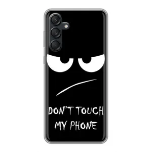 Чехол для Галакси М55 5G - (AlphaPrint) с печатью (ТОП продаж) (Dont Touch)