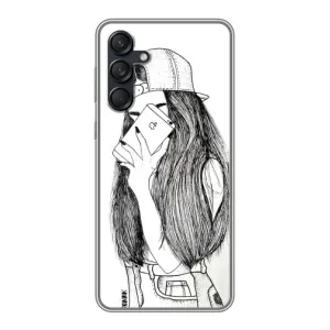 Чохол з друком для Samsung Galaxy M55 5G - (Мода) (AlphaPrint) (Фото дівчини)