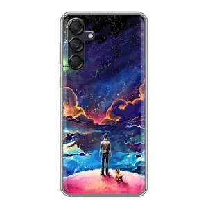 Космические Чехлы для Галакси М55 5G (VPrint) (Галактический вид)