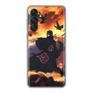 Чехол Итачи Учиха дляГалакси М55 5G (AlphaPrint) (Итачи с воронами)