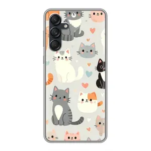 Чохол з малюнком кіт на Samsung Galaxy M55 5G (Колаж котів)