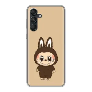 Чохол з Лабубу на Samsung Galaxy M55 5G (Bored Ape в червоному)