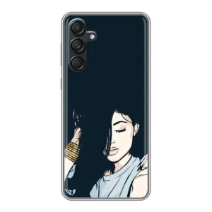 Чохол з друком для Samsung Galaxy M55 5G - (Мода) (AlphaPrint) (Гарна дівчина)