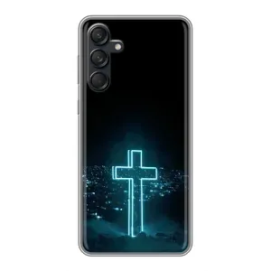 Християнські Чохли для Samsung Galaxy M55 5G (AlphaPrint) (Хрест і місто)