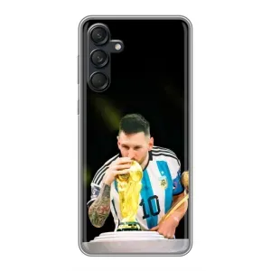 Чохли для Samsung Galaxy M55 5G (Leo чемпіон) (AlphaPrint) (Кубок Мессі)