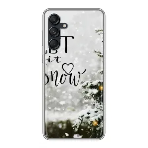 Новорічні, Святкові Чохли для Samsung Galaxy M55 5G - 2024 год (Let it snow)