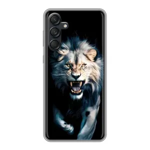 Чохол з картинкою 'Хижаки' для Samsung Galaxy M55 5G (Лев у темряві)