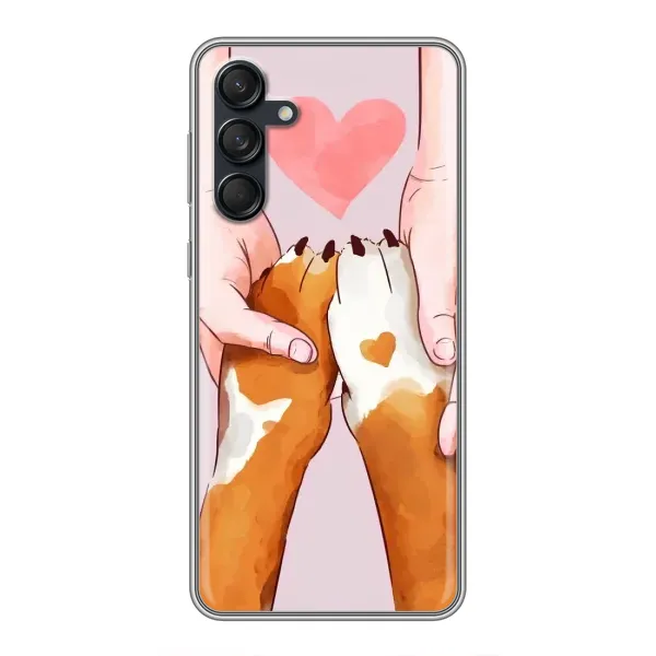 Чехол с принтом «Любовь к собакам» для Samsung Galaxy M55 5G