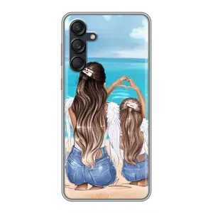 Чохол з друком для Samsung Galaxy M55 5G - (Мама з дитинкою) (AlphaPrint) (Мама з донькою)