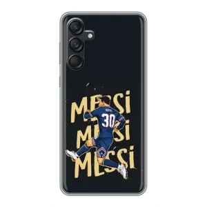 Чохли для Samsung Galaxy M55 5G (Leo чемпіон) (AlphaPrint) (Messi ПСЖ)
