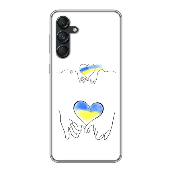 Чохол з принтом «Мир Україні» для Samsung Galaxy M55 5G