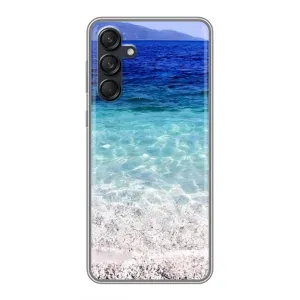 Силиконовый чехол с КАРТИНКАМИ лето для Samsung Galaxy M55 5G (AlphaPrint) (Море)