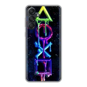Чехлы с тематикой Киберспорт для Samsung Galaxy M55 5G (VPrint) (Pleystation лого)
