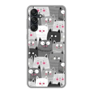 Чохли з Котиками для Samsung Galaxy M55 5G (VPrint) (Мальовані котики)