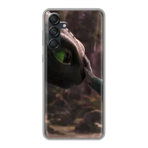 Чохол як приборкати дракона на Samsung Galaxy M55 5G (Сцена з драконом)