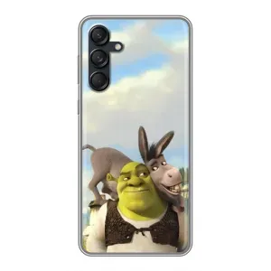 Чохол з мультфільмом Шрек на Samsung Galaxy M55 5G (Шрек та Осел)