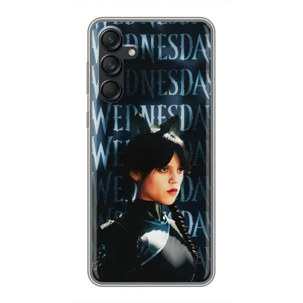 Чохол з принтом «Венздей кішка» для Samsung Galaxy M55 5G