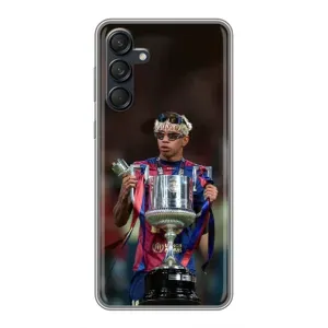 Чохол з футболістом Ламін Ямаль Samsung Galaxy M55 5G (Ямаль з кубком)