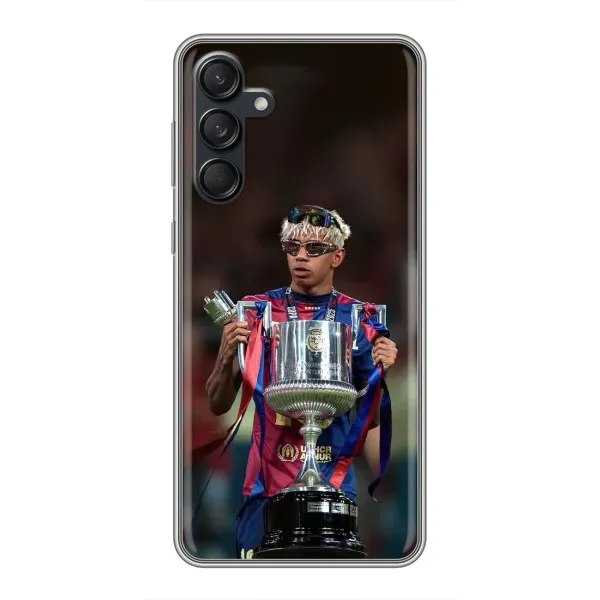 Чехол с принтом «Ямаль с кубком» для Samsung Galaxy M55 5G