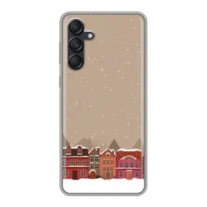 Новорічні, Святкові Чохли для Samsung Galaxy M55 5G - 2024 год (Зимове місто)
