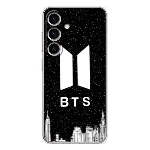 Чохли BTS для Samsung Galaxy M56 (AlphaPrint) (БТС Лого)
