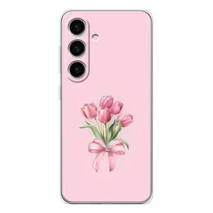 Чехол с розовым рисунком для Samsung Galaxy M56