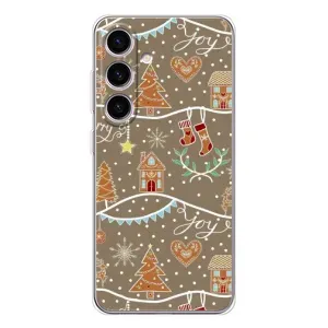 Новорічні, Святкові Чохли для Samsung Galaxy M56 - 2024 год (Новорічні пряники)