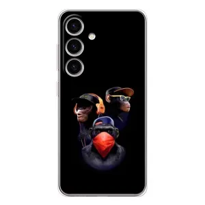 Чохол з Мавпами Samsung Galaxy M56 - (AlphaPrint) (Три мавпи)