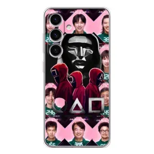 Чохол Гра в кальмара для Samsung Galaxy M56 (Учасники Гра кальмара)