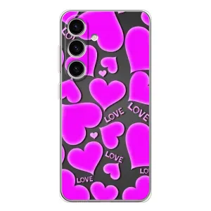 Чехлы для любимой на Гелекси М56 (VPrint) (Pink hearts)