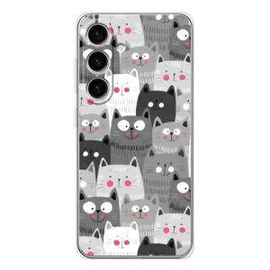 Чохли з Котиками для Samsung Galaxy M56 (VPrint) (Мальовані котики)