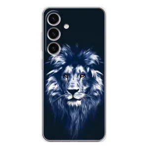 Чохол з картинкою ЛЕВ для Samsung Galaxy M56 (VPrint) (Синій Лев)