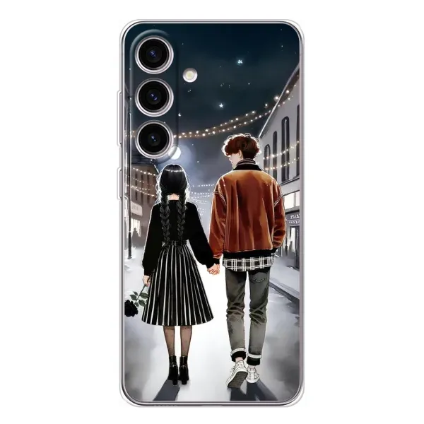 Чохол з принтом «Венздей та Тайлер» для Samsung Galaxy M56