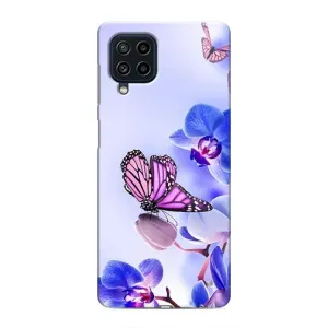 Чохли з квітами для Samsung Galaxy M62 (VPrint) (Метелик на квітах)