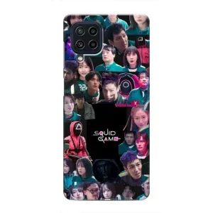 Чохол Гра в кальмара для Samsung Galaxy M62 (Колаж Гра кальмара)