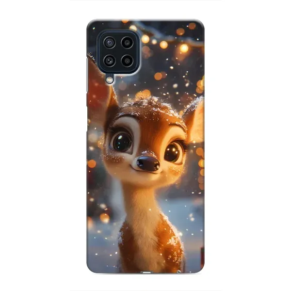 Чохол з принтом «Оленятко серед гірлянд» для Samsung Galaxy M62 Чохол з принтом «Оленятко серед гірлянд» для Samsung Galaxy M62