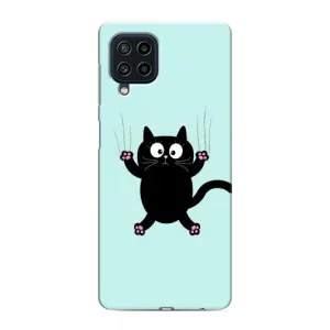 Чохол з принтом для Samsung Galaxy M62 (AlphaPrint) Модні коти (Падаючий кіт)