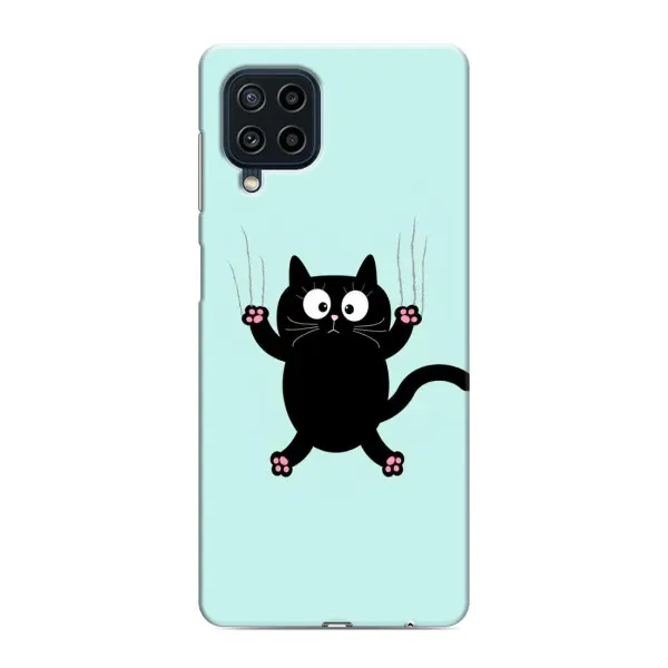 Чехол с принтом «Падающий кот» для Samsung Galaxy M62 Чехол с принтом «Падающий кот» для Samsung Galaxy M62
