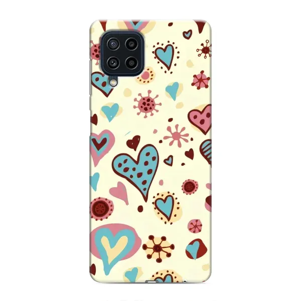 Чехол с принтом «Сердечки» для Samsung Galaxy M62 Чехол с принтом «Сердечки» для Samsung Galaxy M62