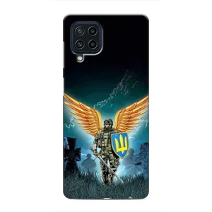 Чехлы с картинкой ЗСУ для Samsung Galaxy M62 (AlphaPrint) (Солдат ЗСУ)
