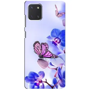 Чохли з квітами для Samsung Galaxy Note 10 Lite (VPrint) (Метелик на квітах)