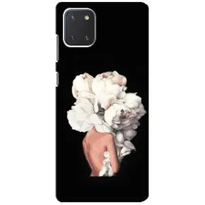 Чехлы (ART) Цветы на Samsung Galaxy Note 10 Lite (VPrint) (Білі квіти)